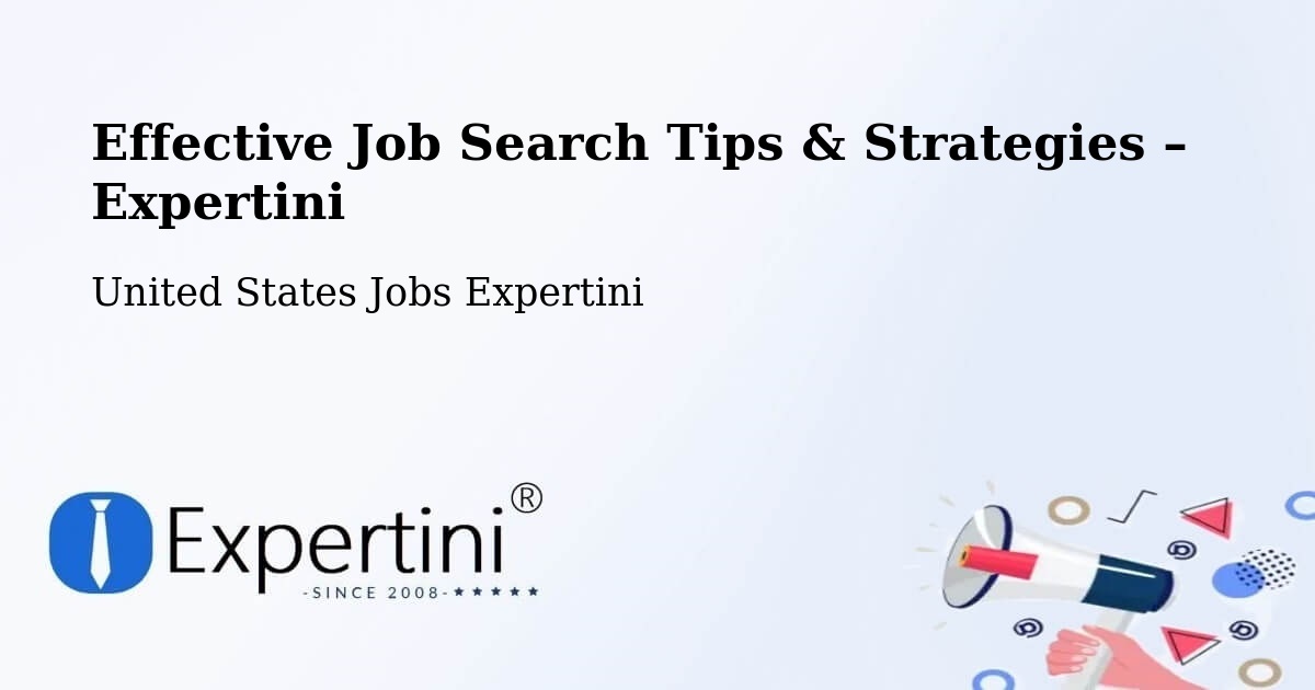 Job Search Tips & Strategies for Job Seekers – Marshall - Marshall, United States Jobs Expertini