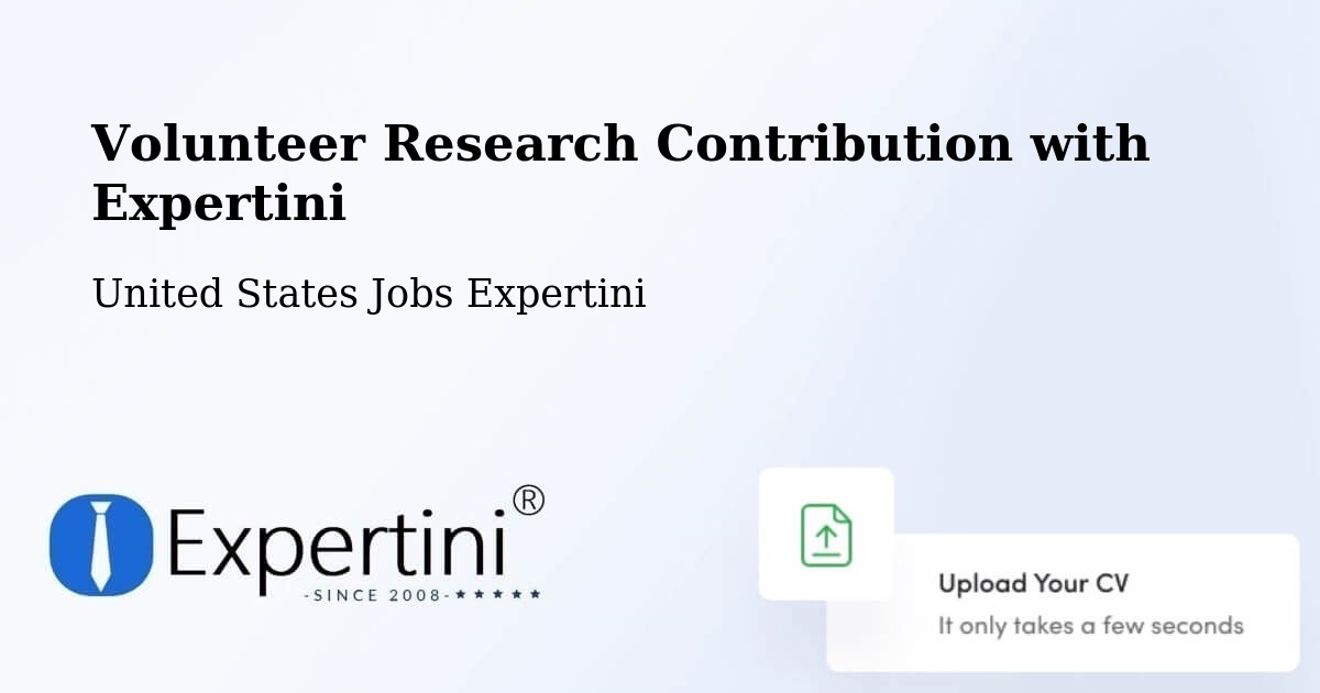 Volunteer Research Contribution Program – Marshall - United States Jobs Expertini